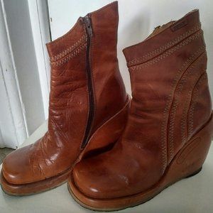 Destroy Woman Ankle Leather Boots